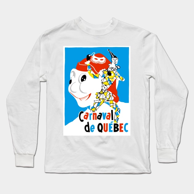 Carnaval De Quebec 1963 Long Sleeve T-Shirt by Scum & Villainy